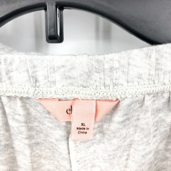 EBERJEY Gisele Rib Relaxed Short PJ Set XL Light Heather Grey TENCEL Modal NWOT - Picture 12 of 12